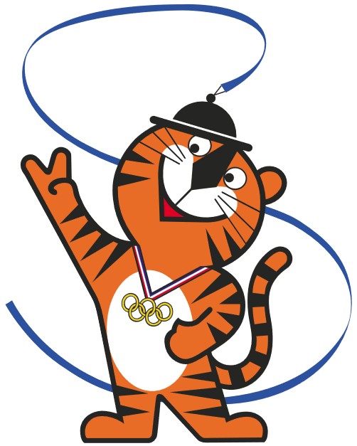 Hodori mascot representing Korean tiger identity