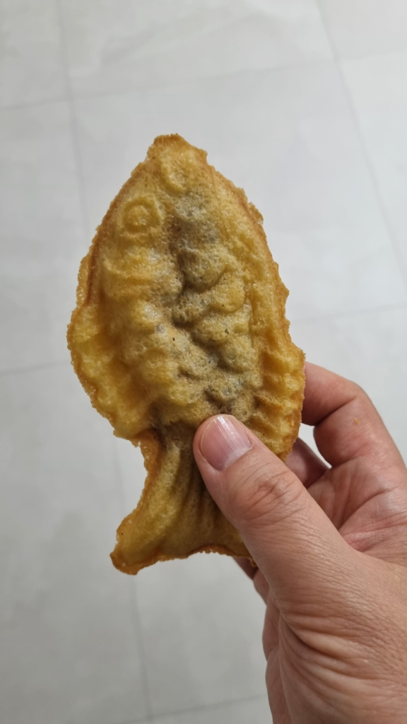 Bungeoppang Korean fish-shaped pastry filled with sweet red bean paste winter snack