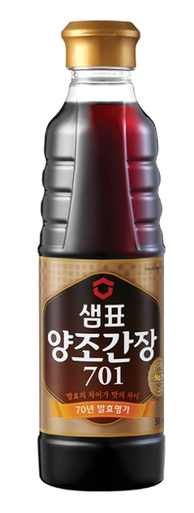 Sempio Yangjo Ganjang 701 premium Korean soy sauce bottle with TN 1.7 rating